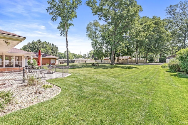 56928 County Road 13, Elkhart, IN 46516 - view of yard featuring a patio