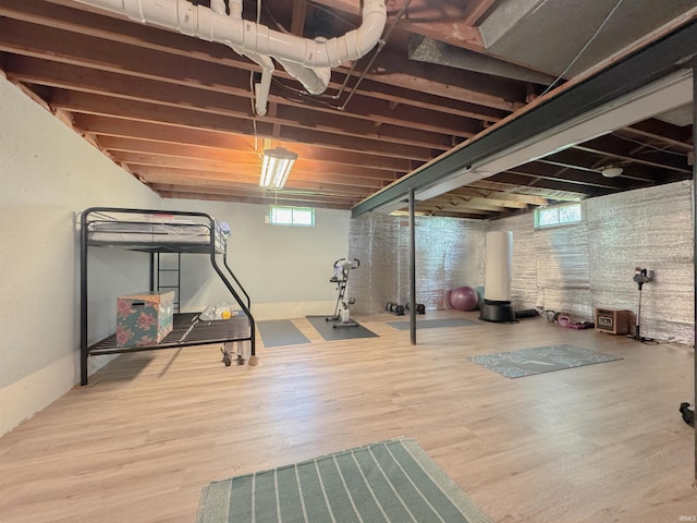310 Corwin Ln, Fort Wayne, IN 46816 - exercise area with wood finished floors