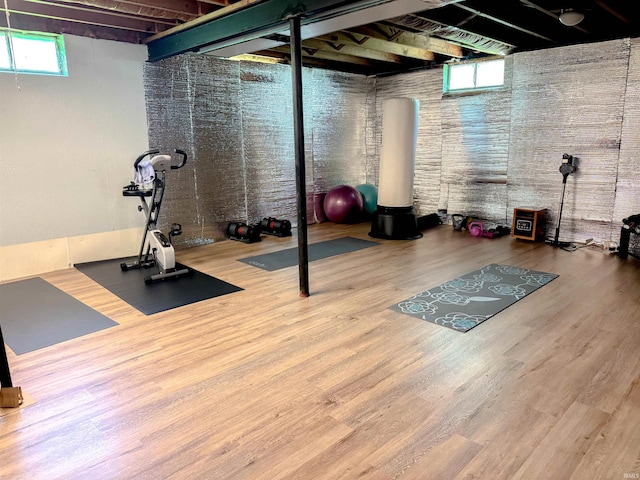 310 Corwin Ln, Fort Wayne, IN 46816 - exercise area with wood finished floors