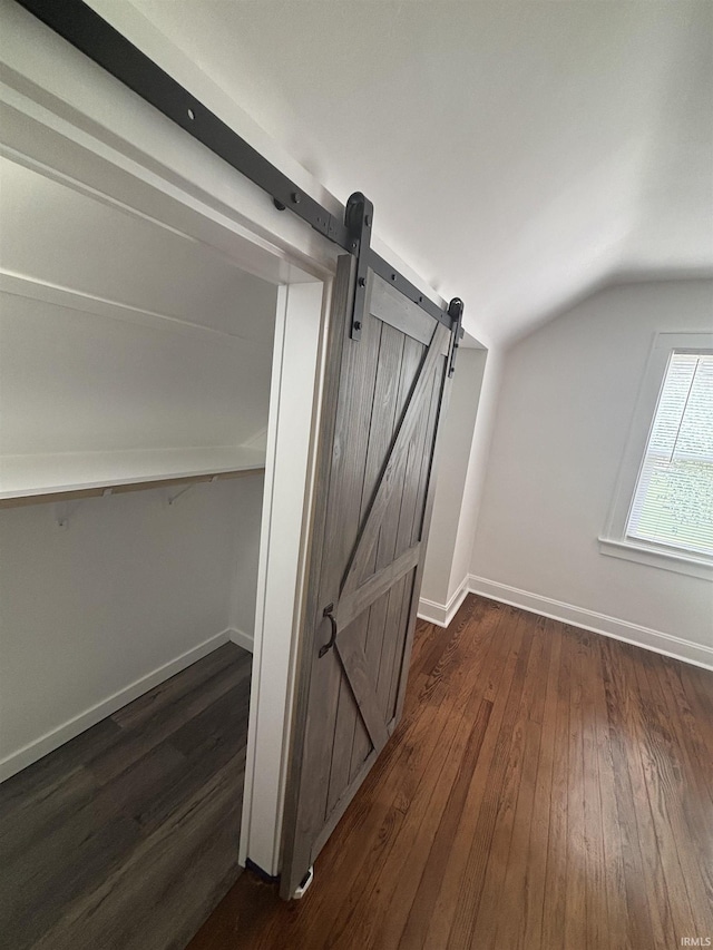 2521 N Red Bank Rd, Evansville, IN 47720 - detailed view of a barn door and wood finished floors