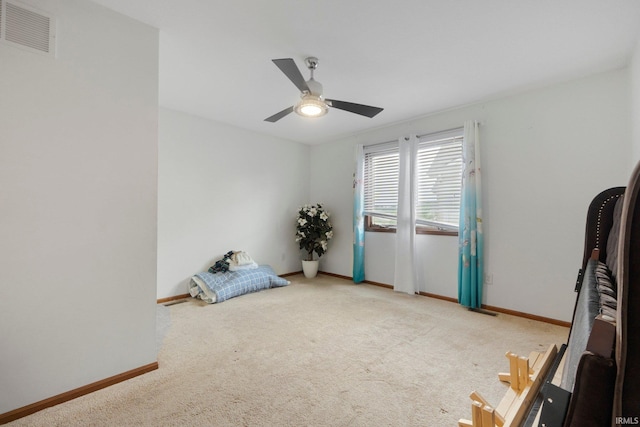 1936 Mark Anthony Xing, Fort Wayne, IN 46818 - unfurnished bedroom with carpet floors and a ceiling fan