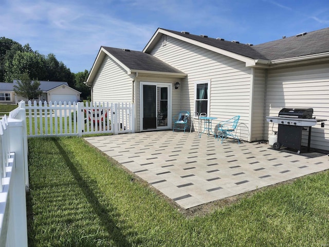 1409 E Bridget Ln, Columbia City, IN 46725 - view of patio / terrace with a grill
