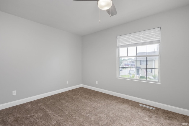 483 N Eddy St Lot # 32, South Bend, IN 46617 - carpeted empty room featuring baseboards and a ceiling fan
