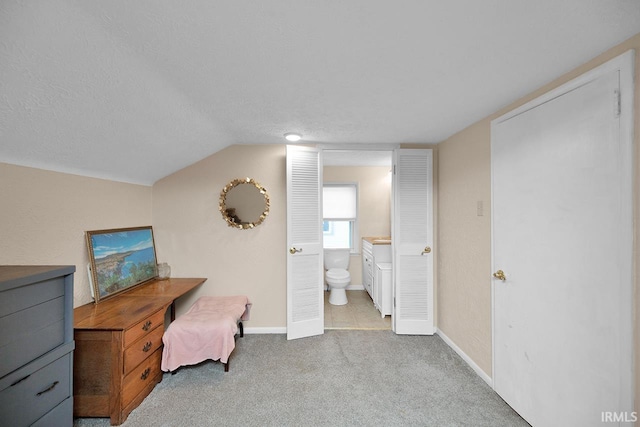 133 Crescent St, Elkhart, IN 46516 - carpeted office featuring a textured ceiling and lofted ceiling