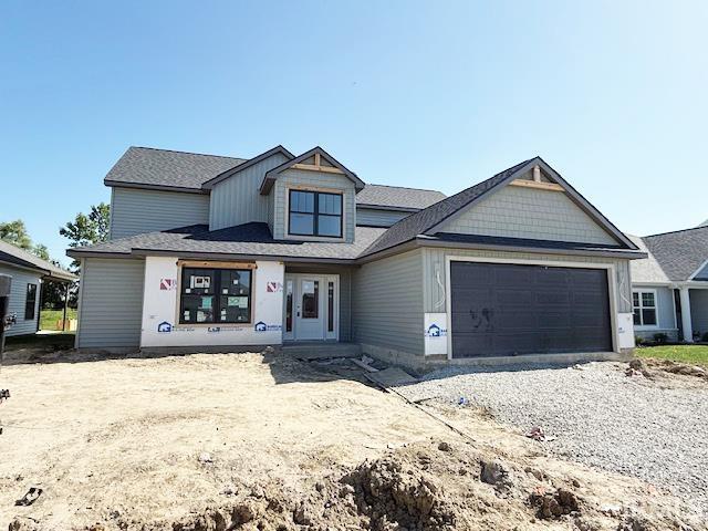 13315 Halen Hill Ct, Fort Wayne, IN 46818 - view of front of house with an attached garage