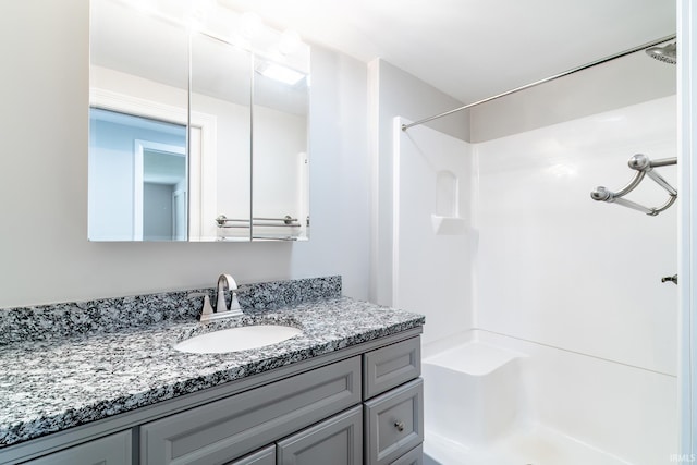 6321 Butt Rd, Fort Wayne, IN 46818 - full bathroom featuring a shower and vanity