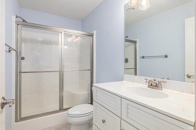 8196 E Walnut Rdg, New Carlisle, IN 46552 - bathroom featuring a shower with door and vanity