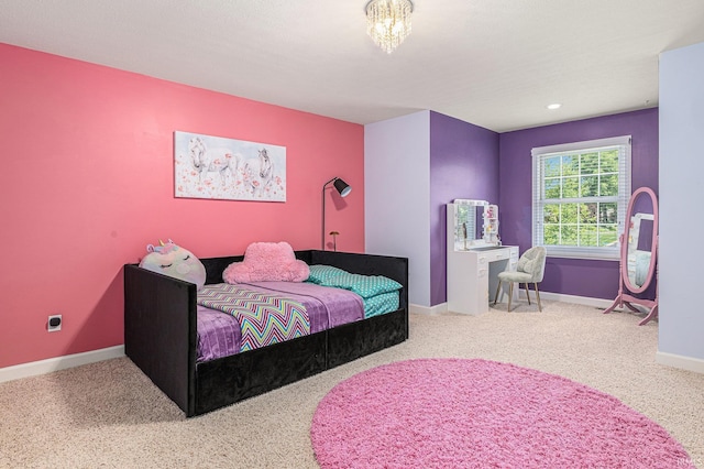 8196 E Walnut Rdg, New Carlisle, IN 46552 - bedroom with carpet flooring and recessed lighting