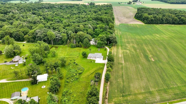 7316 Butt Rd, Fort Wayne, IN 46818 - aerial view of sparsely populated area featuring rows of crops