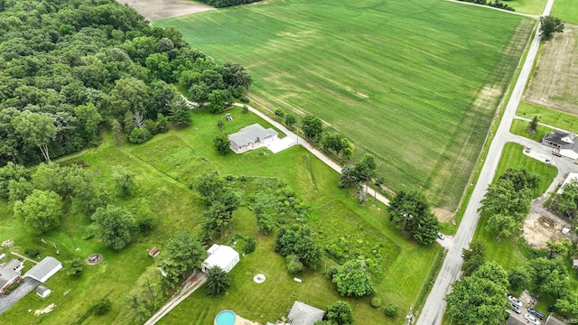 7316 Butt Rd, Fort Wayne, IN 46818 - aerial overview of property's location featuring rural landscape and extensive farmland