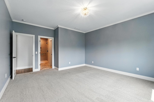 1381 Codorna Cv, Fort Wayne, IN 46804 - unfurnished bedroom with carpet and ornamental molding