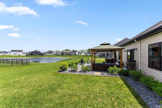 936 Switchfoot Dr, Huntertown, IN 46748 - view of yard with a gazebo, a residential view, a patio area, and an outdoor living space