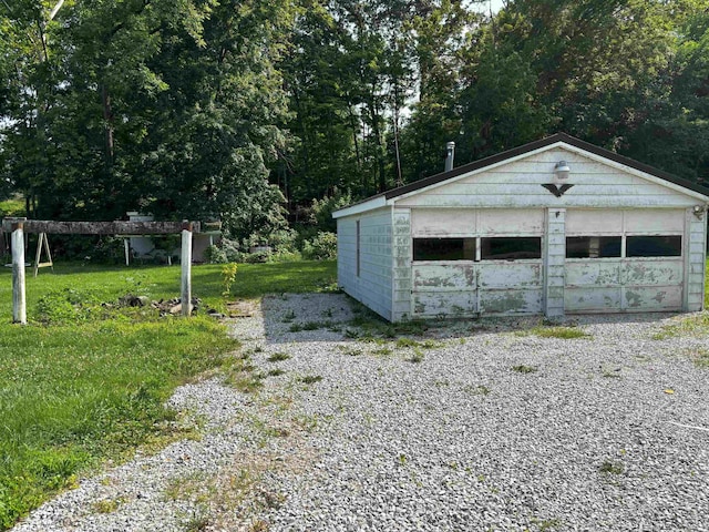 11592 E Main St, Owensburg, IN 47453 - view of detached garage
