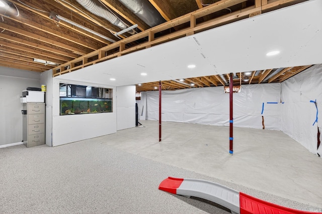 4310 Ashard Dr, South Bend, IN 46628 - view of unfinished basement