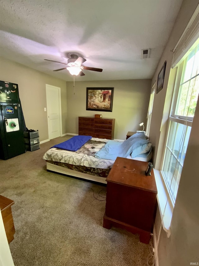 6243 S 700 W, West Point, IN 47992 - bedroom with carpet and ceiling fan