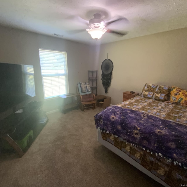 6243 S 700 W, West Point, IN 47992 - carpeted bedroom featuring ceiling fan