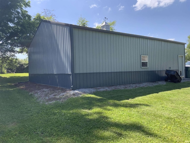 6243 S 700 W, West Point, IN 47992 - view of side of property with a yard and a chimney