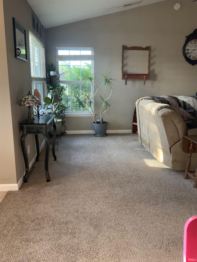 6243 S 700 W, West Point, IN 47992 - bedroom featuring carpet floors and vaulted ceiling