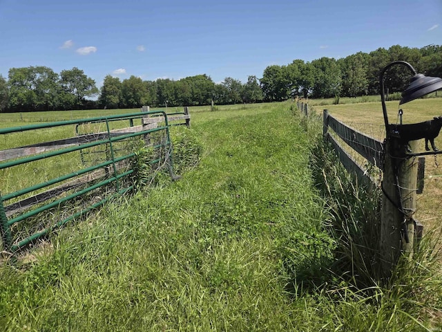 5811W Janssen Ln, Crawfordsville, IN 47933 - view of yard with a view of countryside