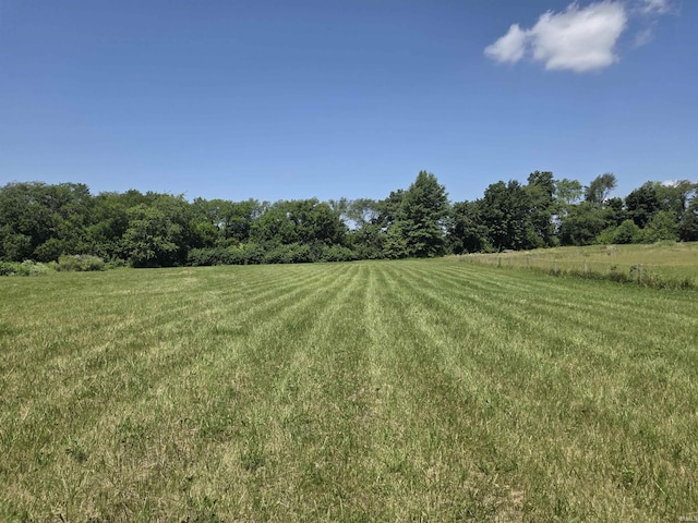 5811W Janssen Ln, Crawfordsville, IN 47933 - view of grassy yard featuring a view of countryside