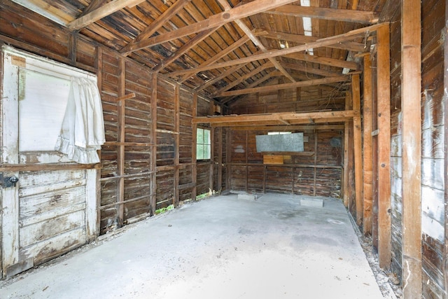 3222 Dinnen Ave, Fort Wayne, IN 46807 - miscellaneous room with vaulted ceiling