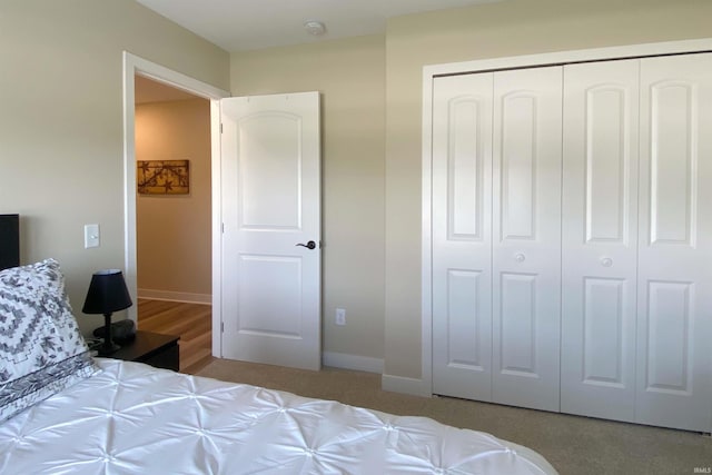3065 E Butler Ct, Columbia City, IN 46725 - carpeted bedroom with a closet and baseboards