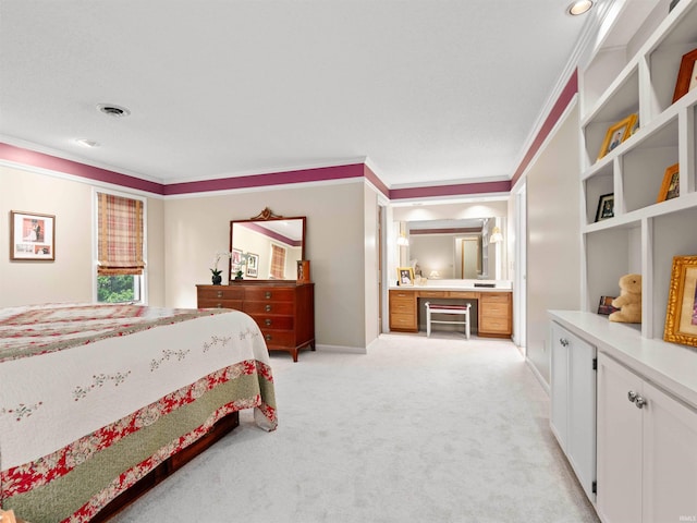 1031 Skyline Pass, Fort Wayne, IN 46825 - bedroom with crown molding and light colored carpet