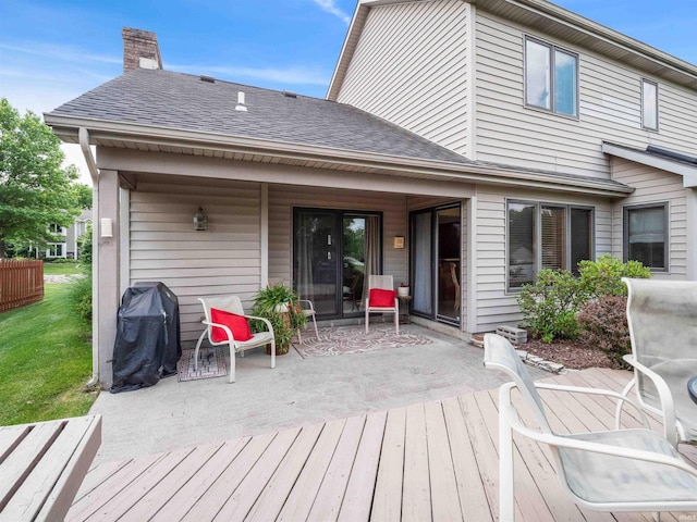 1031 Skyline Pass, Fort Wayne, IN 46825 - deck with a patio and a grill