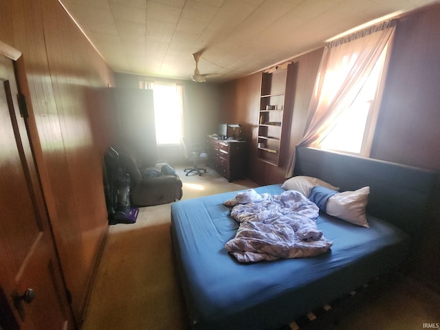 1110 Cummings St, Logansport, IN 46947 - bedroom featuring wood walls