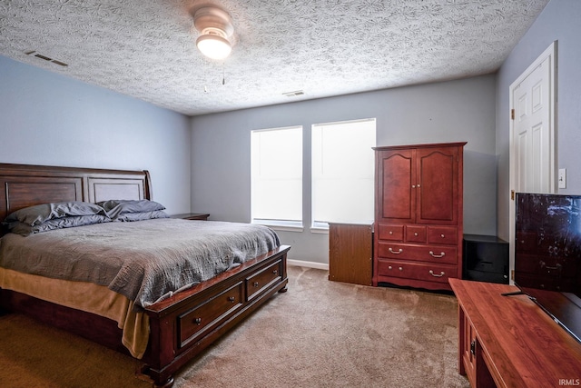 274 Chapelhill Dr, Lafayette, IN 47905 - bedroom featuring carpet and a textured ceiling