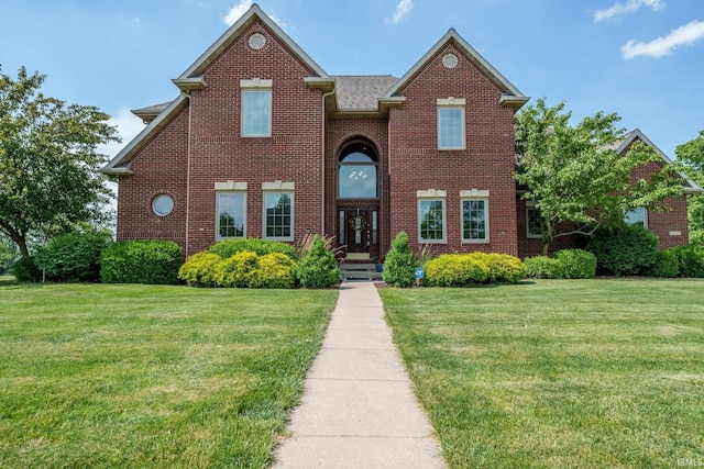 2220 Meadowbrook Dr, Marion, IN 46952 - view of front of property featuring a front lawn and brick siding
