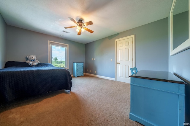 2220 Meadowbrook Dr, Marion, IN 46952 - bedroom featuring carpet flooring and a ceiling fan