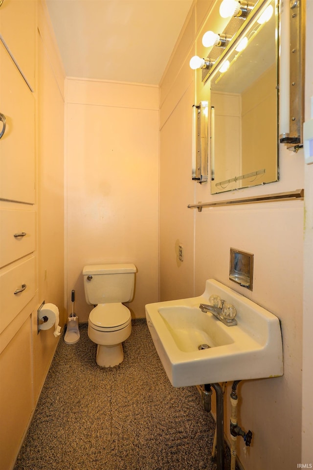 617 S Indiana Ave, Auburn, IN 46706 - bathroom with toilet and a sink