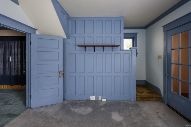 617 S Indiana Ave, Auburn, IN 46706 - spare room with carpet flooring and crown molding