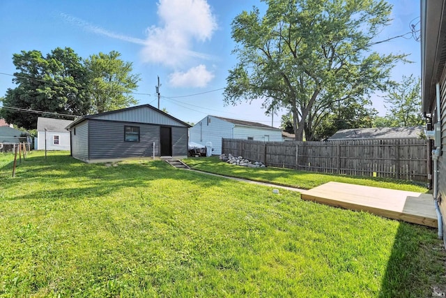 1914 Emerson Ave, Fort Wayne, IN 46808 - view of yard with a deck