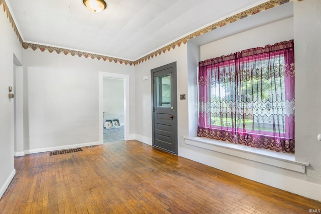 1331 Summit St, New Haven, IN 46774 - foyer with wood-type flooring and baseboards