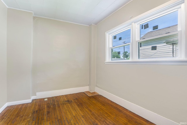 1331 Summit St, New Haven, IN 46774 - unfurnished room with wood-type flooring and crown molding