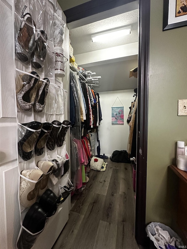 619 Briarfield Dr, Fort Wayne, IN 46825 - walk in closet featuring wood finished floors