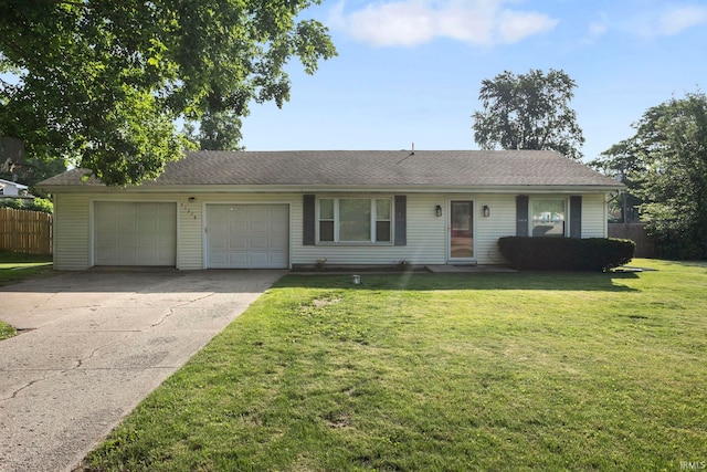 51278 Arch St, Granger, IN 46530 - ranch-style home featuring an attached garage and driveway