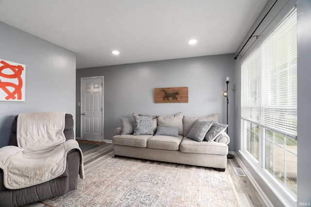 171 Vicksburg Ln, West Lafayette, IN 47906 - living area with wood finished floors and recessed lighting