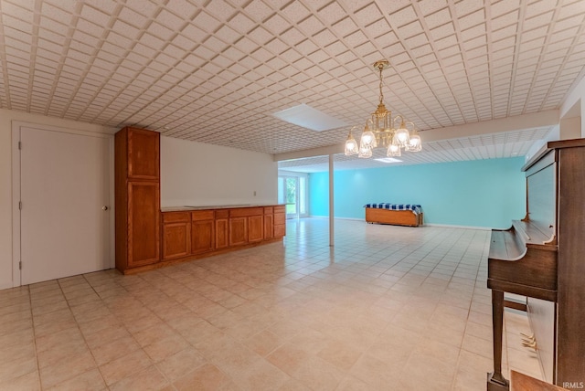 425 E Val Ln, Marion, IN 46952 - empty room with a chandelier