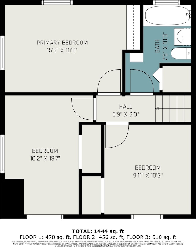 3301 Cabot Dr, South Bend, IN 46635 - view of property floor plan