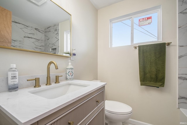 56435 Eastlea Dr, South Bend, IN 46619 - full bath featuring vanity and toilet