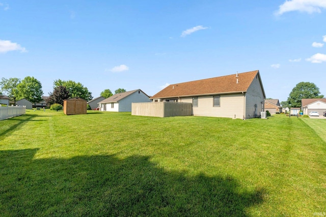 1408 Duesenberg Dr, Auburn, IN 46706 - view of yard featuring a shed
