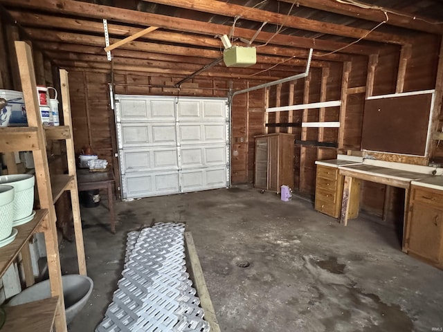 325 W Linden Ave, Logansport, IN 46947 - garage featuring a garage door opener