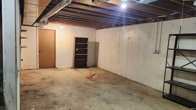 1983 Greenock St, South Bend, IN 46614 - view of unfinished basement