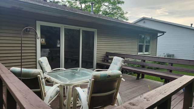 1983 Greenock St, South Bend, IN 46614 - deck featuring outdoor dining area