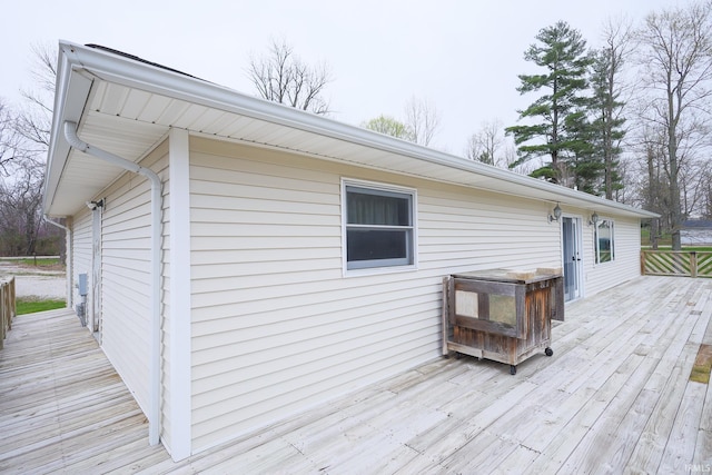 348 Arthur Rd, Springville, IN 47462 - view of wooden deck