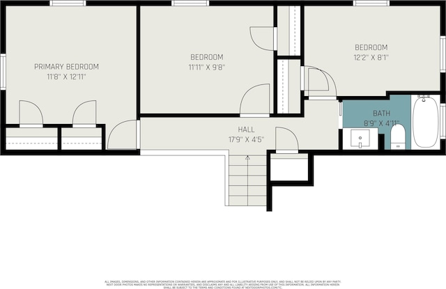 19545 Hildebrand St, South Bend, IN 46614 - view of floor plan / room layout
