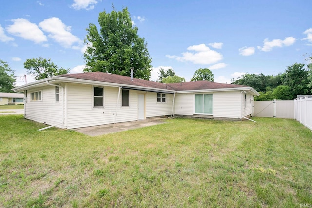 23099 Gardena Pl, Elkhart, IN 46514 - back of house with a gate and a patio